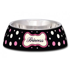 Loving Pets Milano Bowl Princess Polka Dots